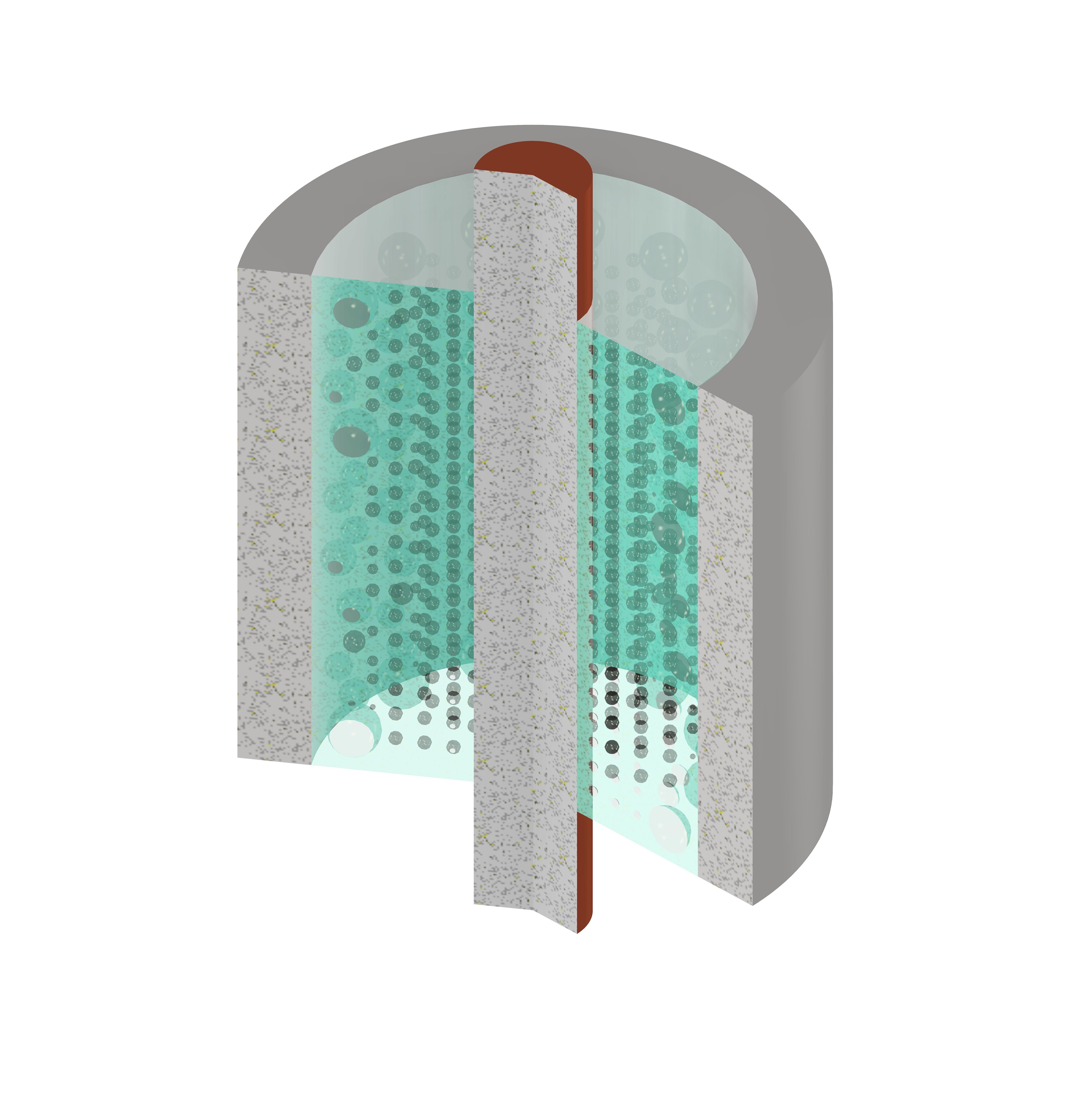 Glas Metall Verbindung